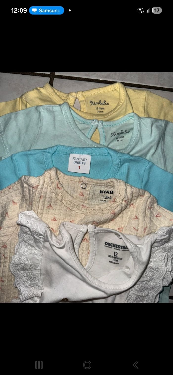 Lot vêtements bébé fille 9-12mois - photo numéro 8