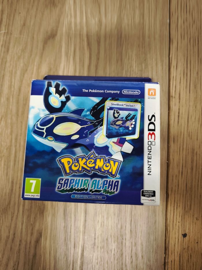 Steelbook Pokemon Saphir Alpha - photo numéro 2
