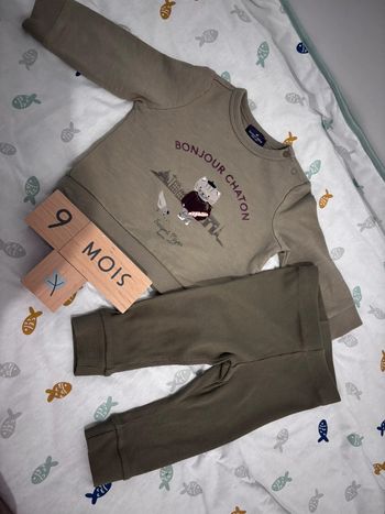 Ensemble garçon 9 mois