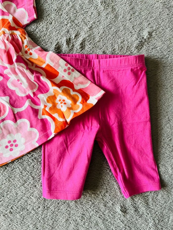 Tunique et legging court bébé fille pommette - photo numéro 3