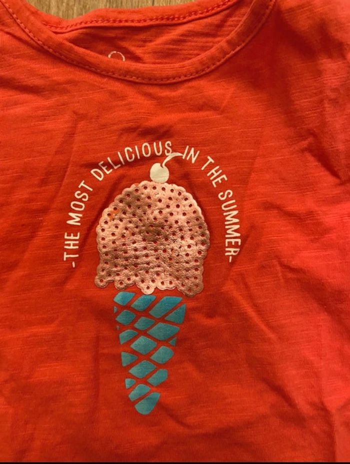 Lot de 2 t-shirt coloré 6/9M - photo numéro 3