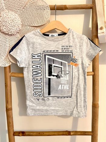T shirt gris gemo 5 ans