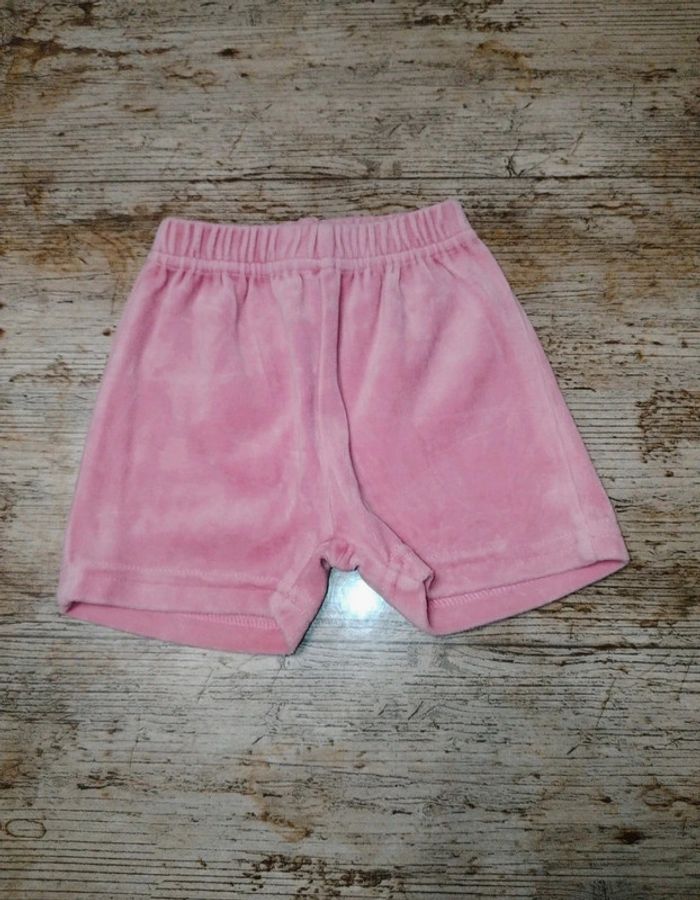 Joli short été en velours fille 3 mois