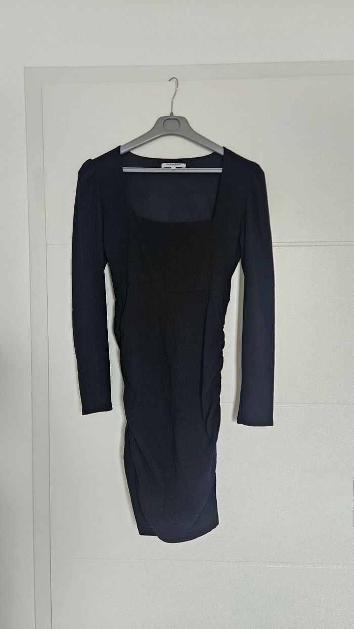 Robe noire encolure carrée, taille 36, Morgan - photo numéro 2