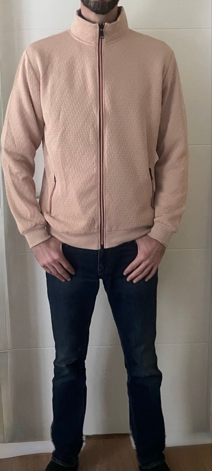 Veste style blouson homme beige taille L – Neuve jamais portée - photo numéro 3