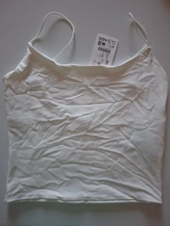 Crop top dos échancré