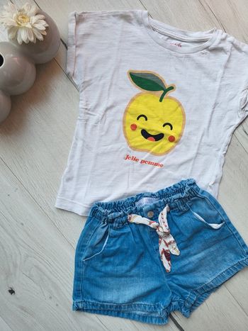 Ensemble 2 pièces été fille 5ans zara monoprix