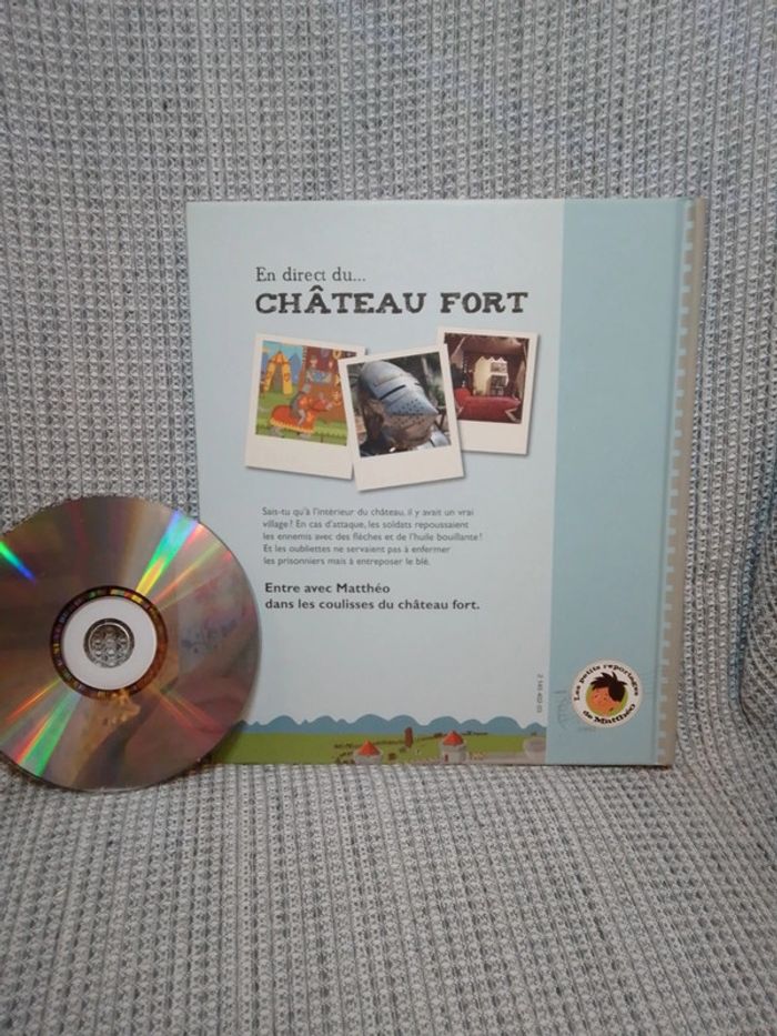 Livre + CD "En direct du Château Fort" - Les Petits reportages de Matthéo / Ed. Atlas - photo numéro 2