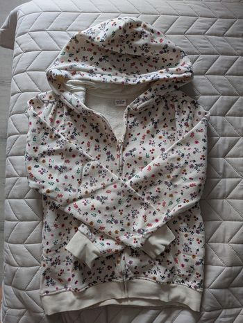 Veste en molleton fleurie fille 12 ans Tape à l'oeil