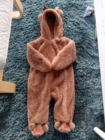 Combinaison polaire renne 9/12 mois