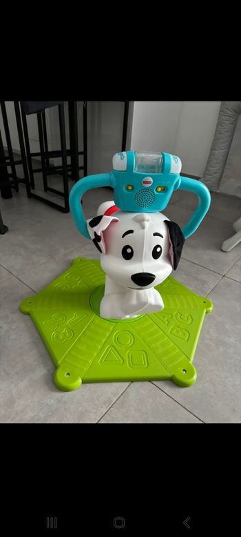 Chien qui rebondi et saute ficher price