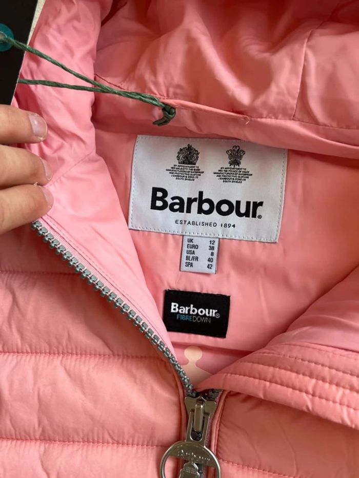 Manteau Sans Manche Barbour Rose M - photo numéro 3