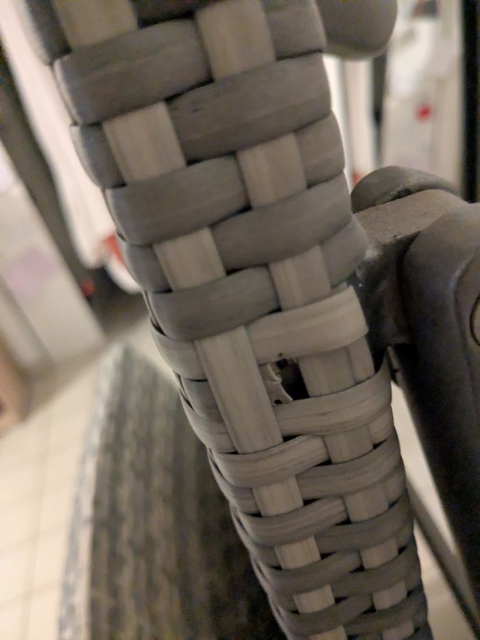 Chaise longue pliable avec matelas - photo numéro 10