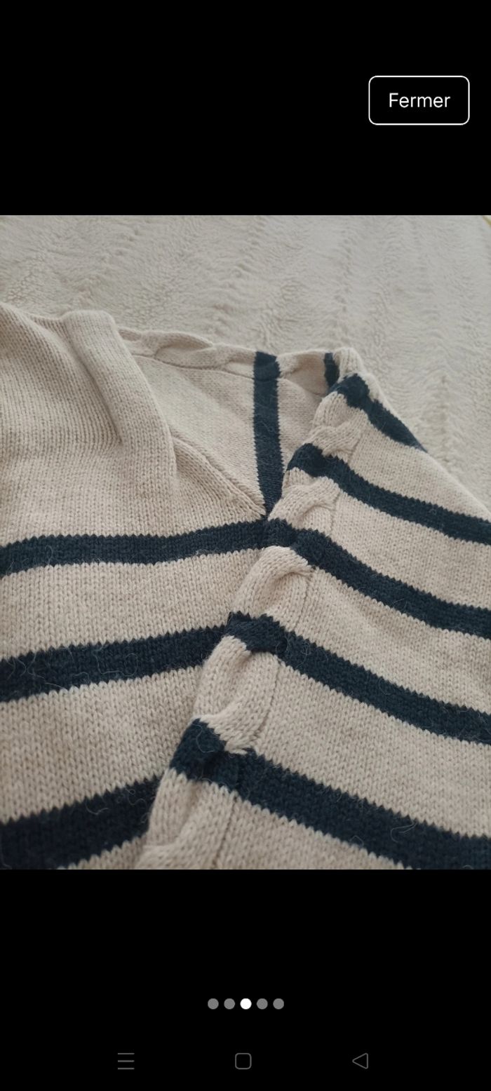 Pull marinière Naf Naf - photo numéro 3