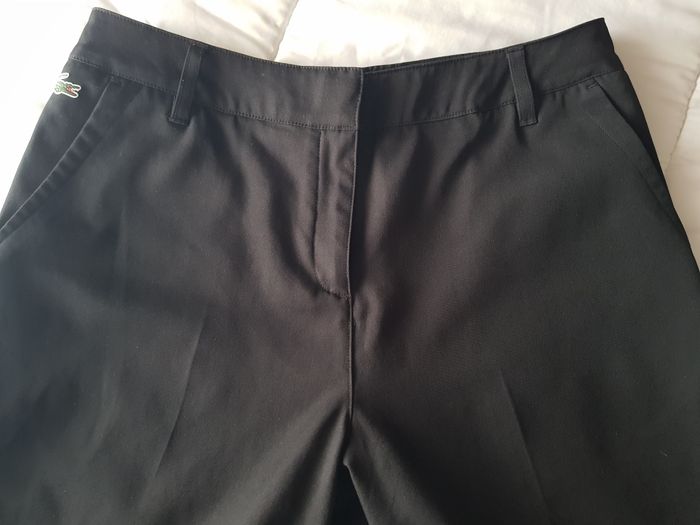 Magnifique pantalon noir taille 38 Lacoste - photo numéro 5
