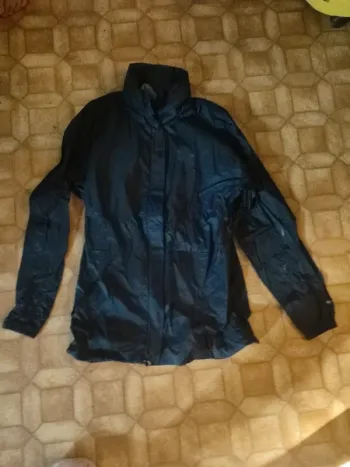 Kway decathlon S bleu marine