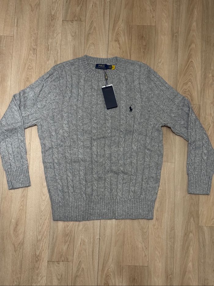 Ralph Lauren pull Gris taille M - photo numéro 2