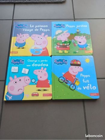 Lots de 4 livre peppa pig