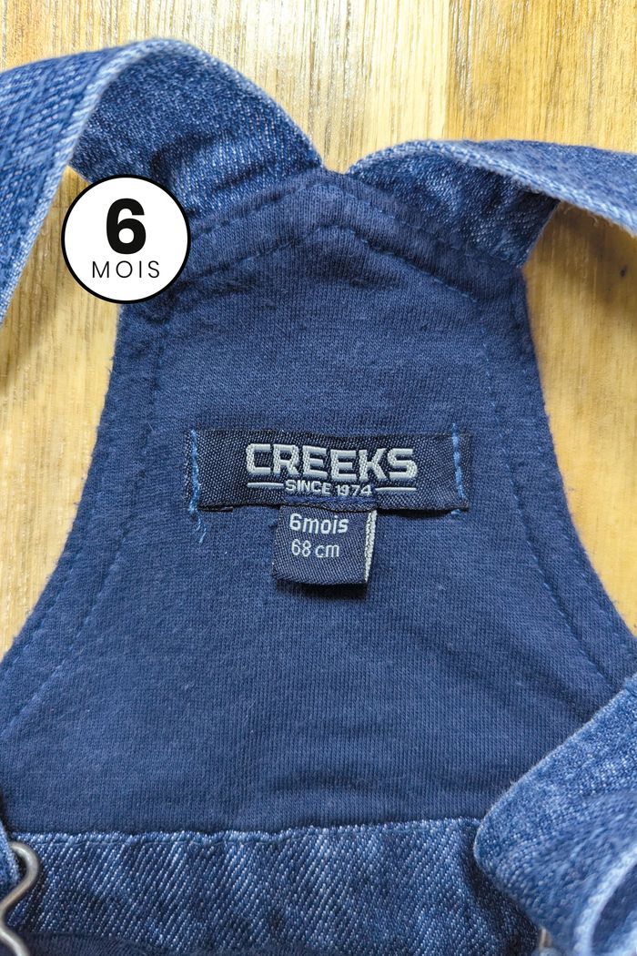 Salopette jeans doublé - Renard - Creeks 6 mois - photo numéro 3