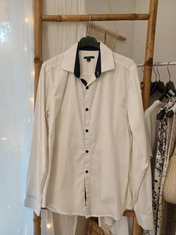 Chemise blanche manches longues taille M