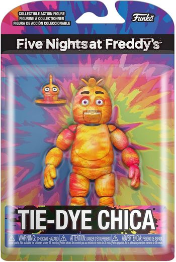 Funko Action Figure 5": Five Nights at Freddy's (FNAF) Tiedye - Chica The Chicken - Jouet à Collecti