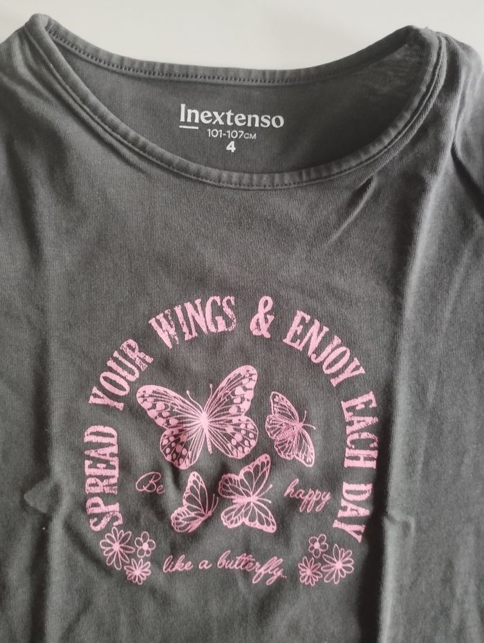 Tee shirt manches longues fille 4 ans - photo numéro 2