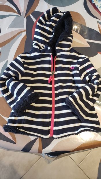 Veste 18 mois réversible 