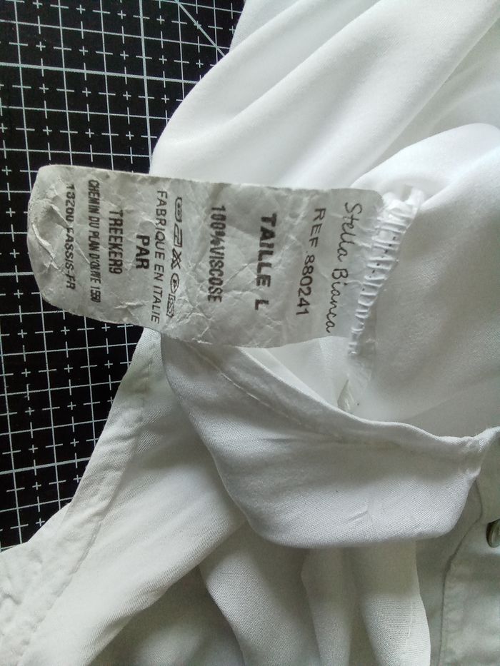 Blouse sans manche, Stella Bianca, taille L - photo numéro 4