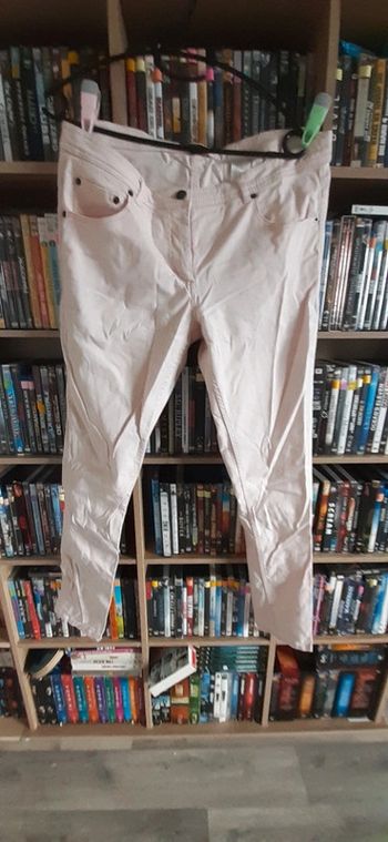 Jean fin rose poudré 42