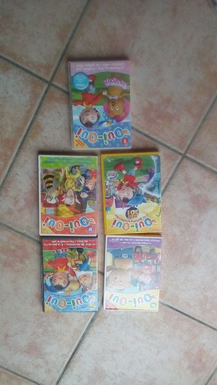lot de 5 DVD Oui-Oui
