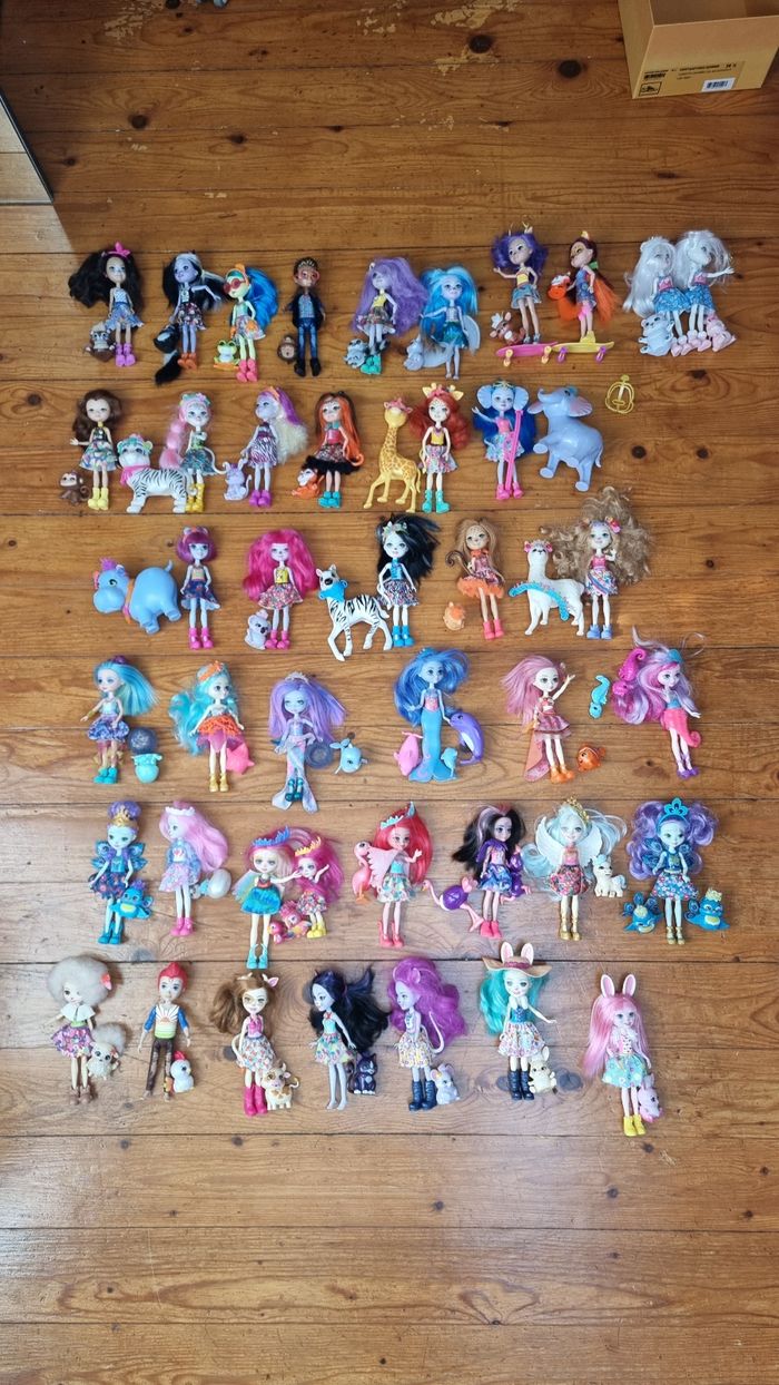 Grande collection Enchantimals à vendre