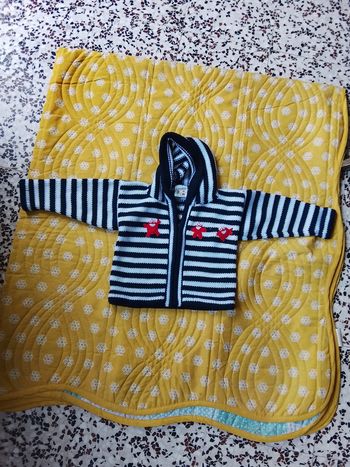 Veste a capuche fille 12 mois 