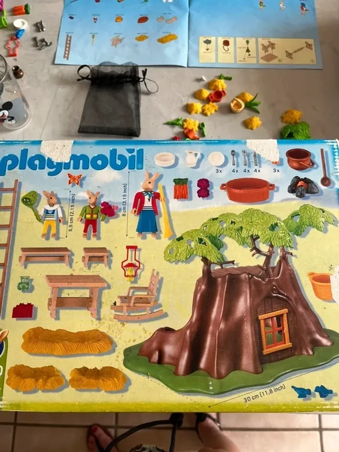 Playmobil famille lapins 4460