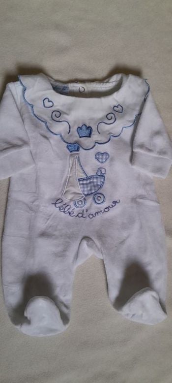 Pyjama 0-1 mois, 48 cm