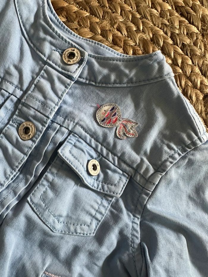 Veste en jean + legging - photo numéro 2