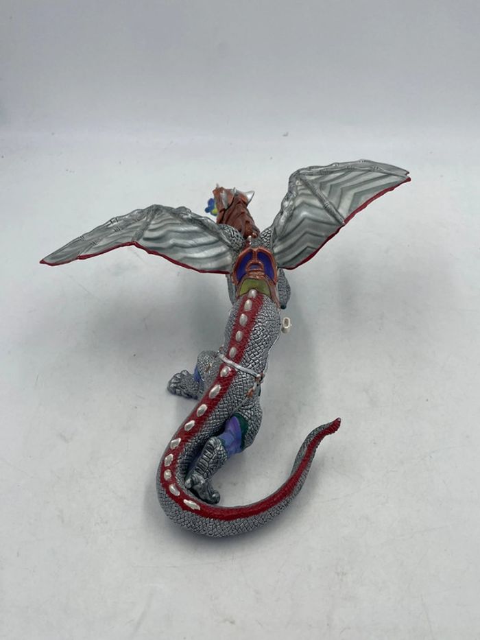 Figurine Papo World Fantasy Dragon Destrier Argent N•38937 - photo numéro 7