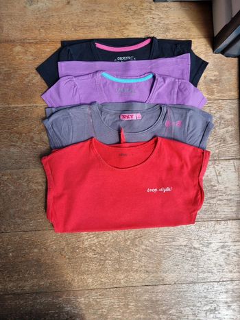 Lot de 4 t-shirts 8 ans