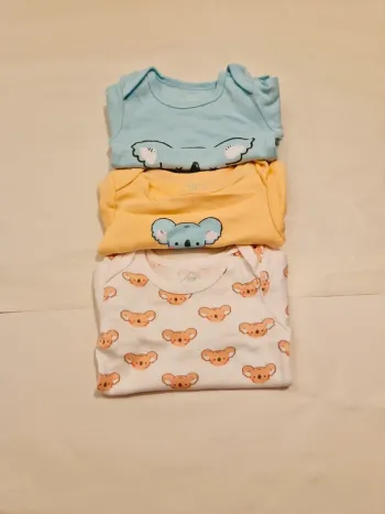 Lot 3 bodies manches longues 9 mois