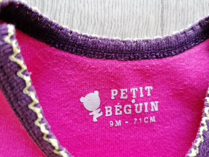 Lot de 2 bodies manches courtes 9 mois - photo numéro 4