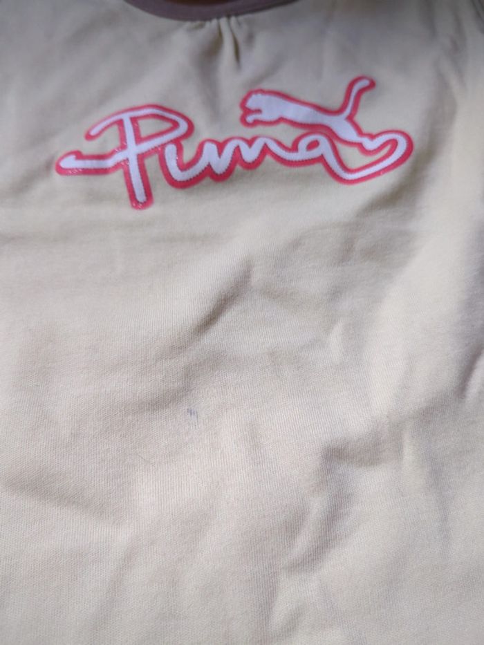 Robe + ensemble t-shirt bloomer culotte rayures ou pyjama puma 2 ans - photo numéro 4