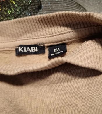 Sweat beige fille Kiabi 12 ans
