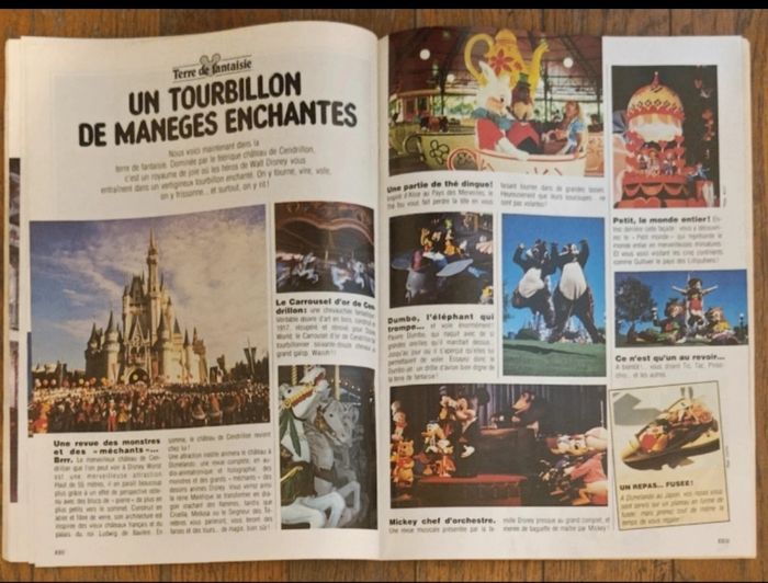 Ancien journal de Mickey n°spécial 32 pages parcs euro Disneyland 1986 N°1754 vintage - photo numéro 6