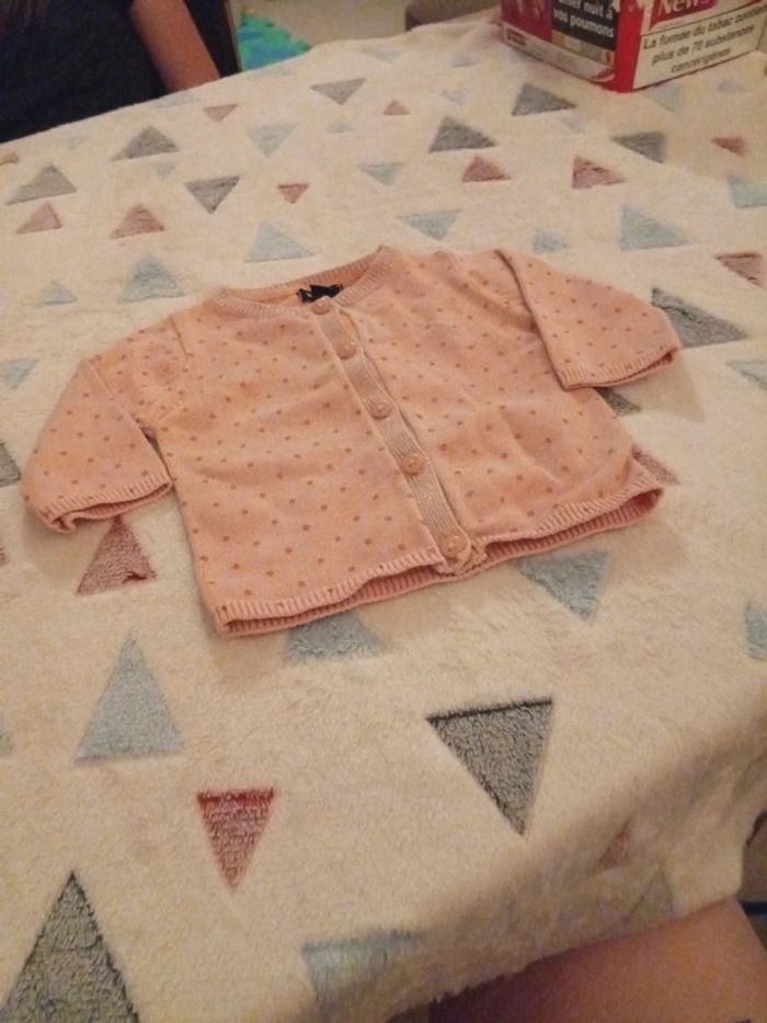 Veste rose a pyois