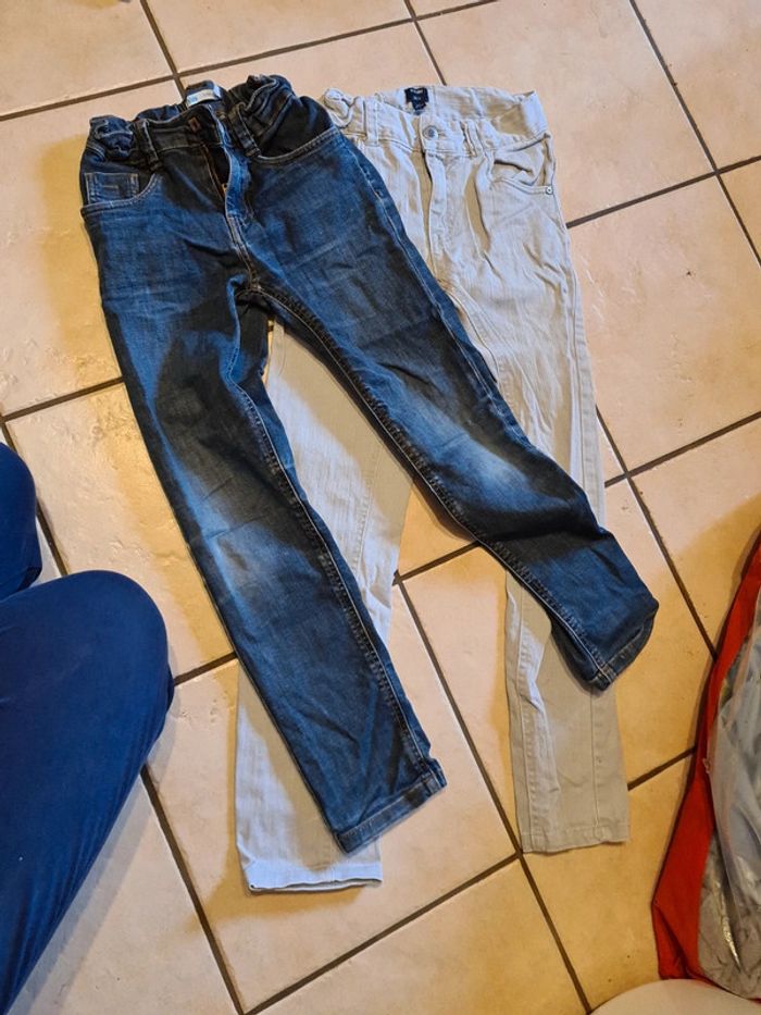2 jeans slims 10 ans