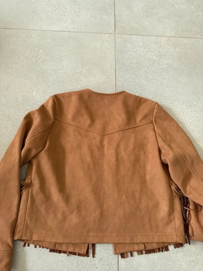 veste marron La fée Maraboutée, taille 42, très bon état - photo numéro 4