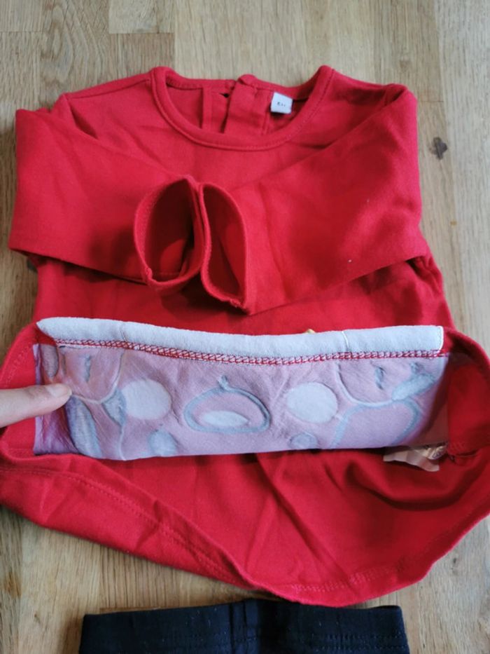 Ensemble tunique ML et legging noir 6 mois - photo numéro 6