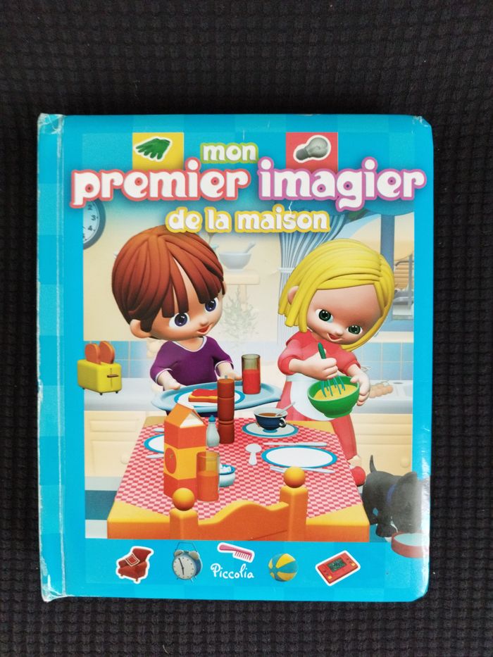 livre cartonné mon premier imagier de la maison
