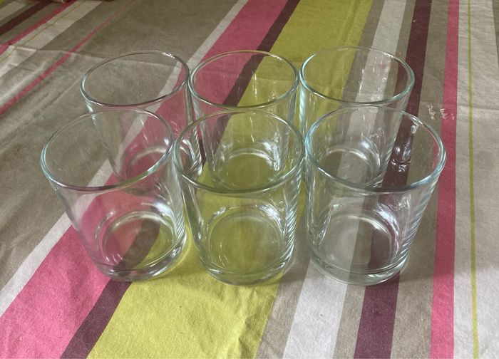 Lot 6 verres à eau