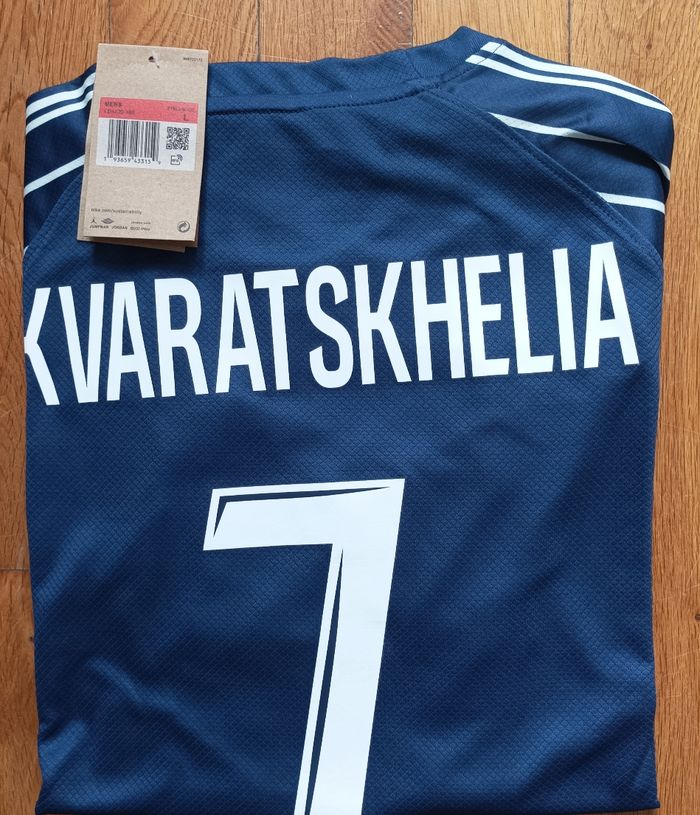 Maillot PSG Jordan taille L adulte flocage KVARATSKHELIA