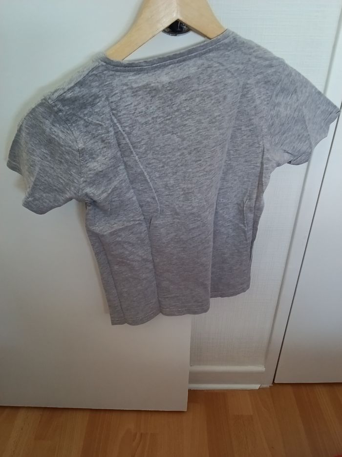 Tee-shirt U essentiel gris et noir - photo numéro 3